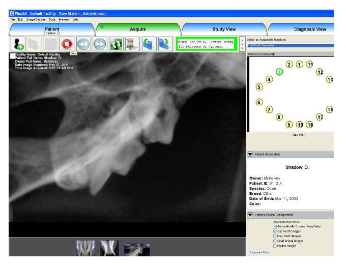 Veterinary software / for dental imaging ViewAll™ Image Works