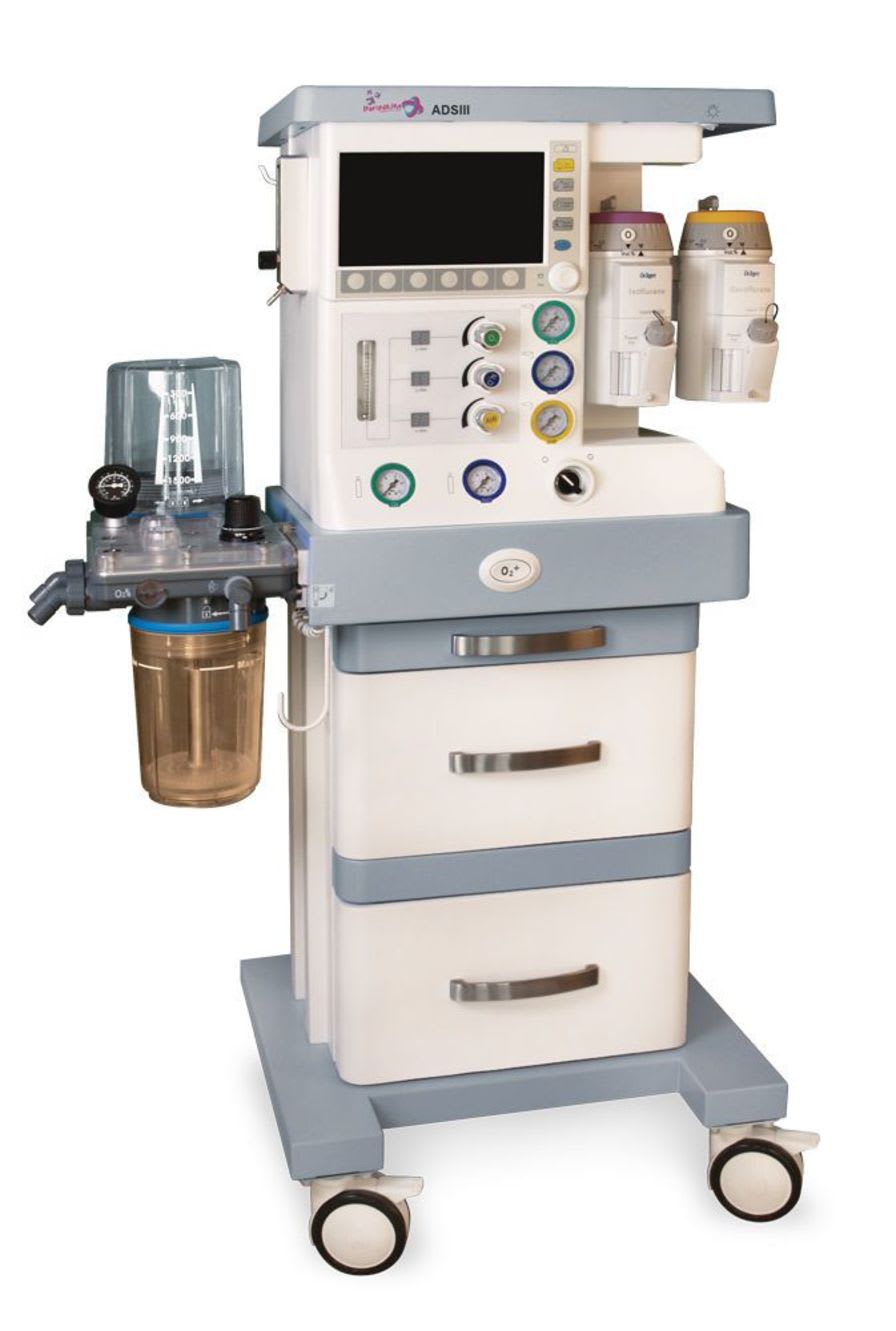 Anesthesia workstation with electronic gas mixer ADS II Infinium