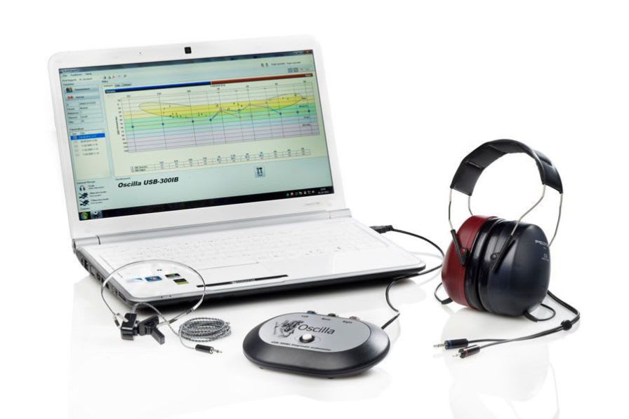 Audiometer (audiometry) / diagnostic audiometer / computer-based OSCILLA® USB-300IBS IMEDICO