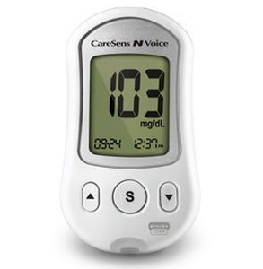 Blood glucose meter with speaking mode 20 - 600 mg/dL | CareSens N Voice i-Sens