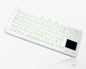 Washable medical keyboard / disinfectable / wireless / with touchpad SBW-97-TP IKEY