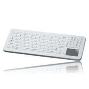 Washable medical keyboard / backlit / USB / disinfectable SLK-102-TP-FL IKEY