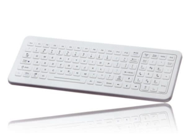 Backlit medical keyboard / USB / disinfectable / washable SLK-101-FL IKEY