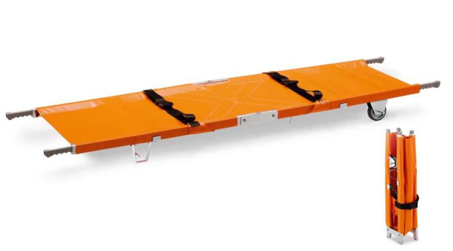 Folding stretcher / on casters / 1-section BC0011 Givas