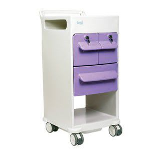 Bedside cabinet / for healthcare facilities / with shelf / with drawer Affiniti BLAF01 Healthcare Design