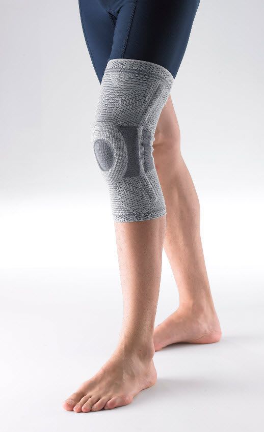 Knee sleeve (orthopedic immobilization) / with patellar buttress / with flexible stays HKN0503 Huntex Corporation