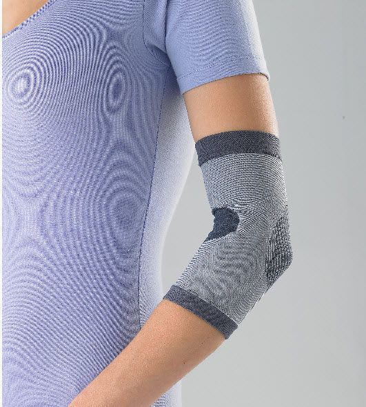 Elbow sleeve (orthopedic immobilization) / with epicondylus muscle pad HEL0100 Huntex Corporation