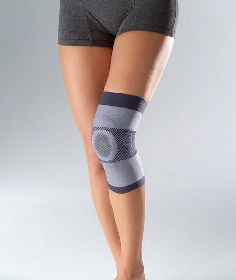 Knee sleeve (orthopedic immobilization) / with patellar buttress HKN0100 Huntex Corporation