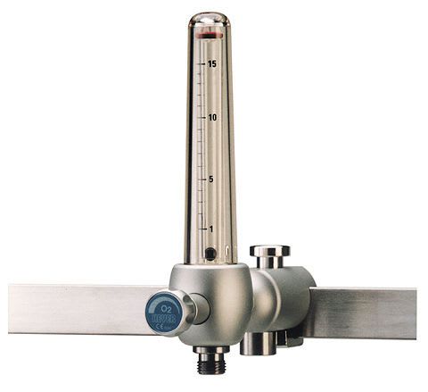 Air flowmeter / variable-area / rail-mounted 660-0150 HEYER Medical