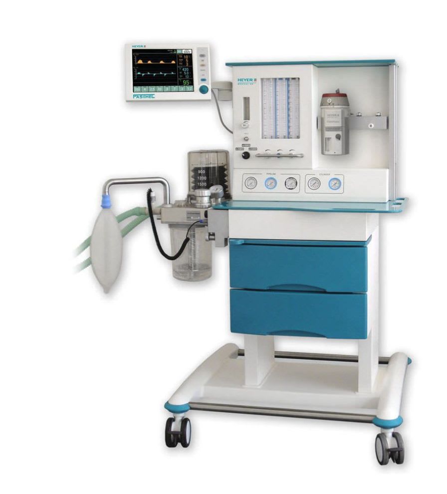 Anaesthesia workstation with tube flow meter / pediatric Pasithec HEYER Medical