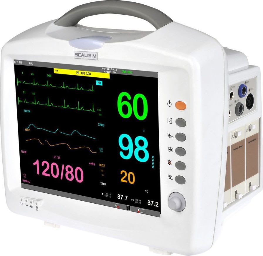 Temperature multi-parametric monitor / NIBP / SpO2 Scalis M HEYER Medical
