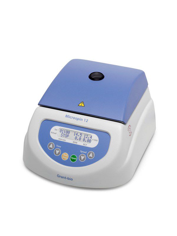 Laboratory mini centrifuge 100 - 14500 rpm | Microspin 12 Grant Instruments