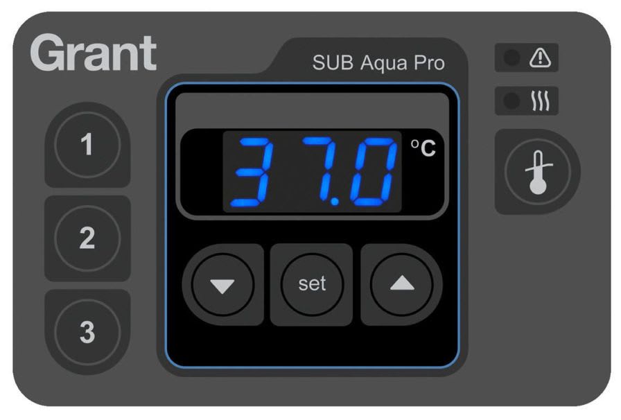 Laboratory water bath 5 ... 95 °C, 2 - 34 L | SUB Aqua Pro series Grant Instruments