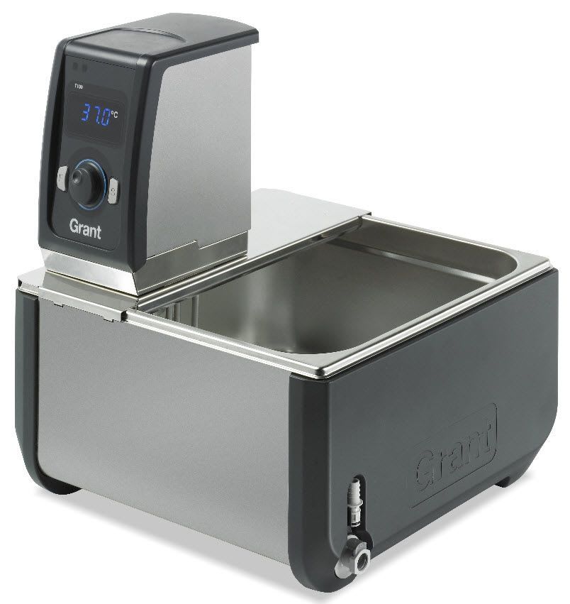Circulating laboratory water bath / warming 0 ... 100 °C, 5 - 38 L | T100 Grant Instruments
