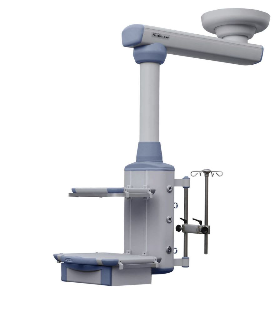 Ceiling-mounted medical pendant / articulated / rotary / with column YDT-XJ Hunan taiyanglong medical