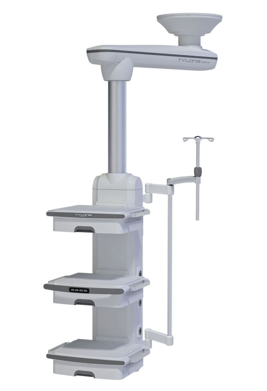 Ceiling-mounted medical pendant / single-arm / with column / ICU YDT-IDT. Hunan taiyanglong medical