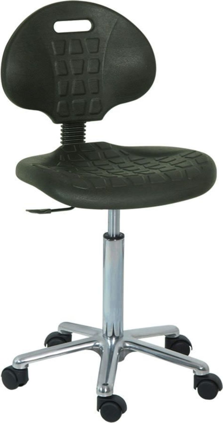 Medical stool / on casters / height-adjustable / with backrest H-195 Hidemar