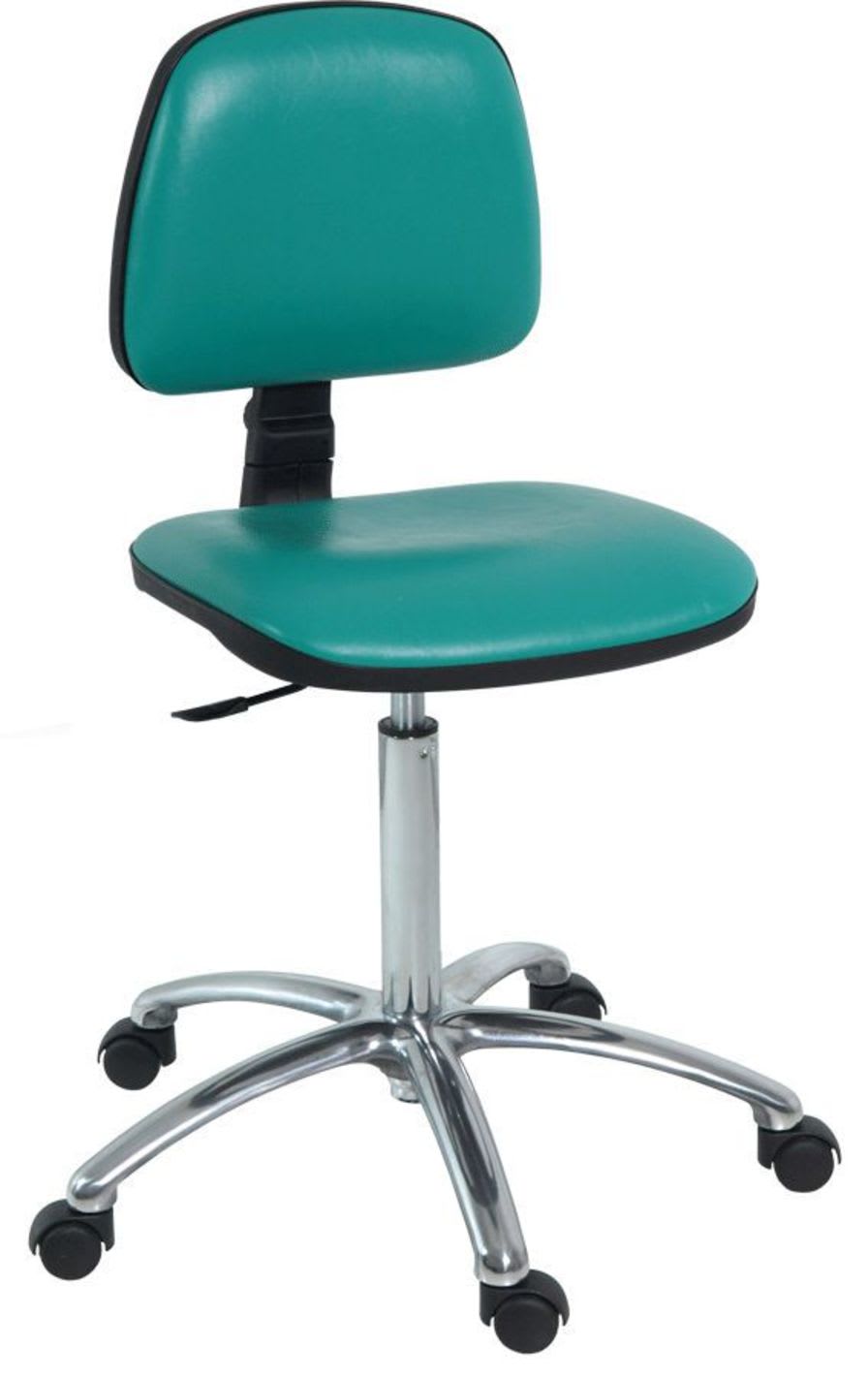 Medical stool / height-adjustable / on casters / with backrest 500 mm - 700 mm | H-193 Hidemar