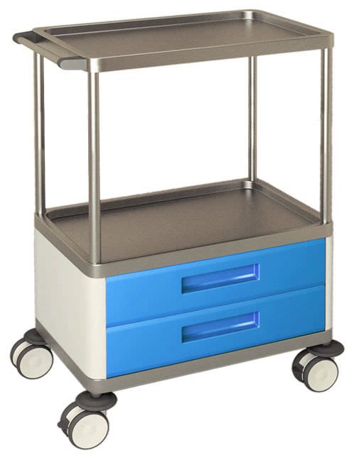 Multi-function trolley / with drawer / 1-tray H-742 Hidemar