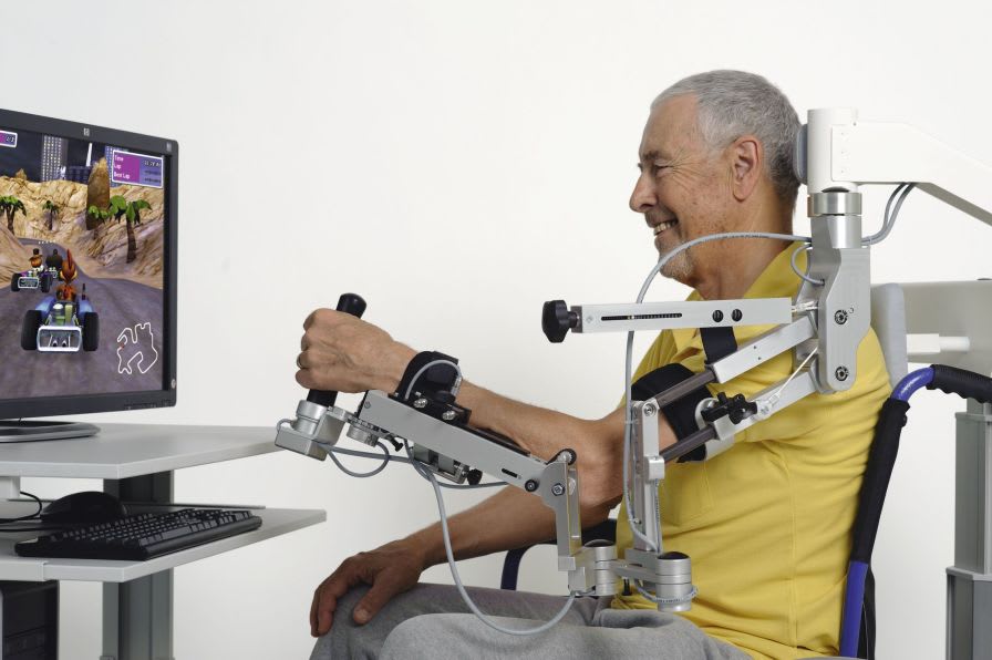 Arm rehabilitation system / hand / computer-based ARMEO® SPRING Hocoma