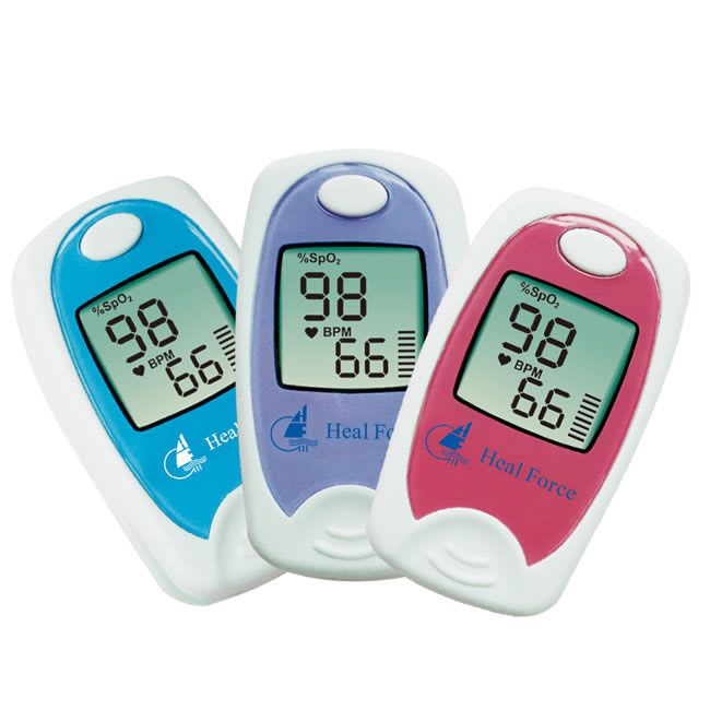 Fingertip pulse oximeter / compact Prince-100A Heal Force