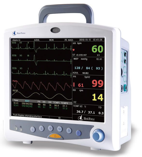 Compact multi-parameter monitor / transport 14,1" | Deluxe-140 Heal Force