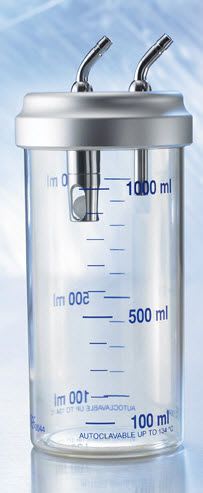 Medical suction pump jar 1 L | 660-0265 Heyer Aerotech
