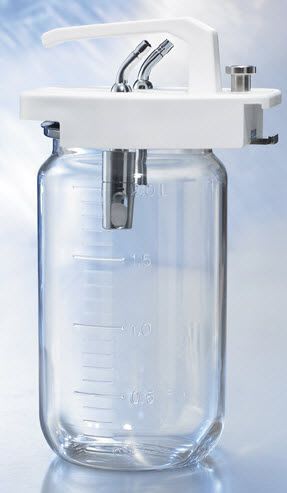 Medical suction pump jar 1 - 3 L | 623-1050, 623-1060 Heyer Aerotech