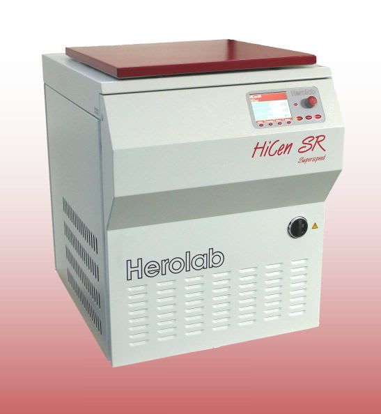 Laboratory centrifuge / high-speed / floor standing / refrigerated 22000 rpm | HiCen® SR Herolab