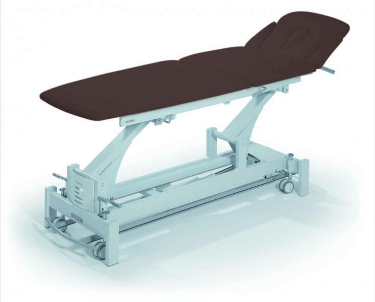 Electrical massage table / on casters / height-adjustable / 3 sections Trioflex Advanced GymnaUniphy