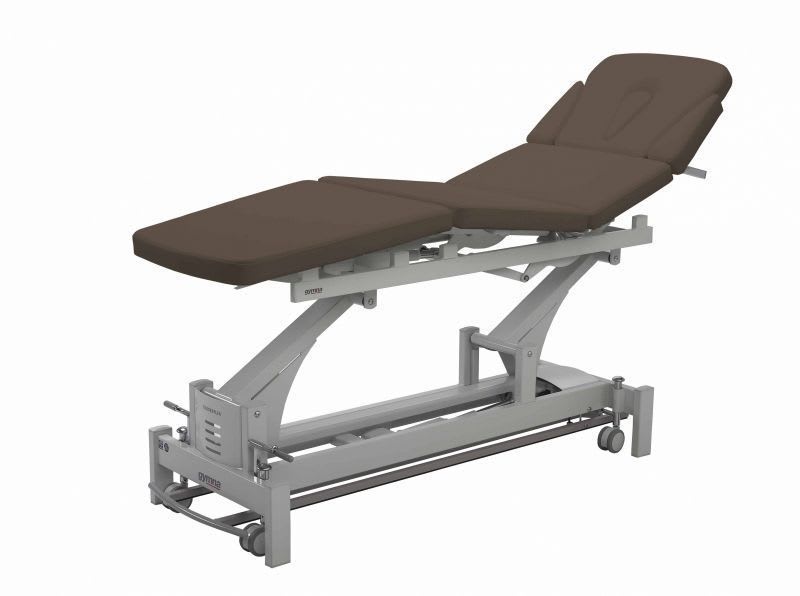 Electrical massage table / on casters / height-adjustable / 4 sections Quadroflex Luxe GymnaUniphy