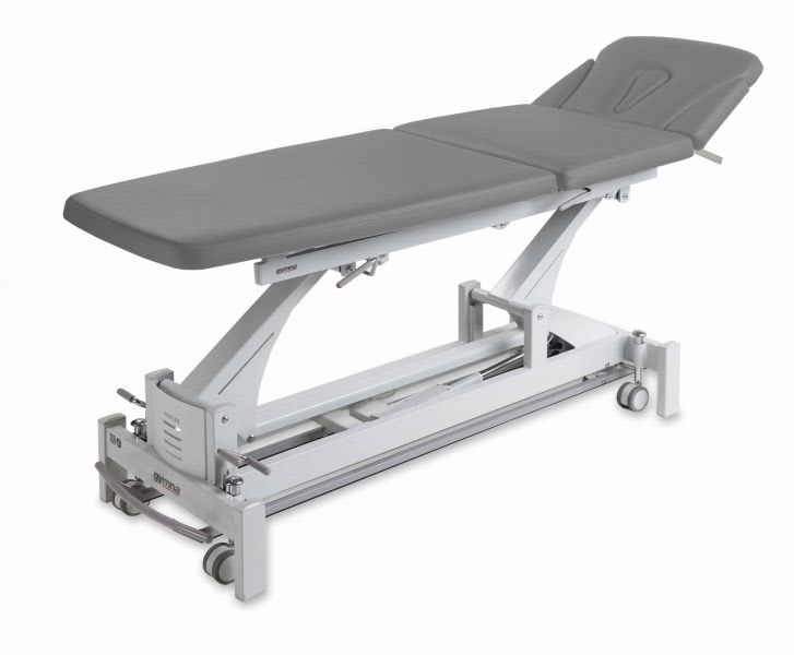 Electrical massage table / height-adjustable / on casters / 3 sections Trioflex Luxe GymnaUniphy
