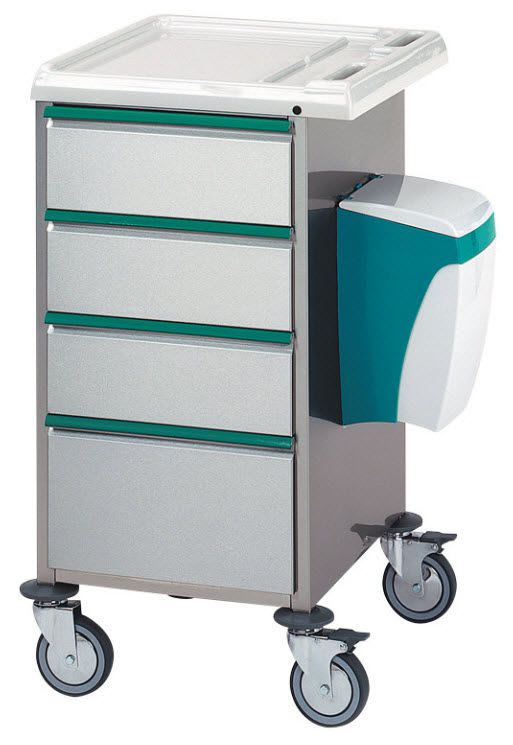 Treatment trolley / with drawer PC3 Francehopital
