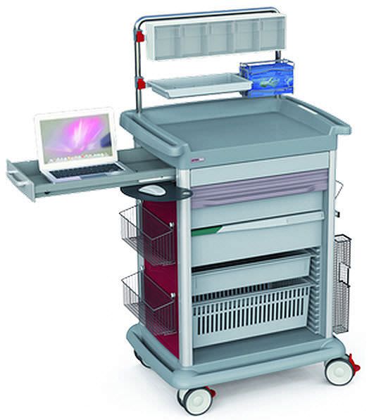 Intensive care trolley / with drawer PRECISO Francehopital