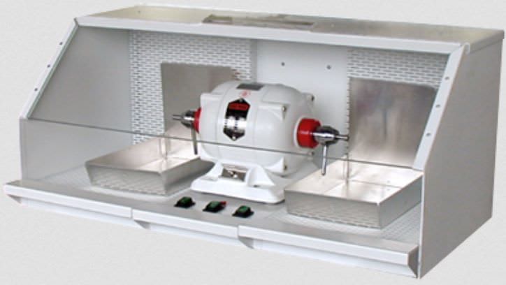 Dental laboratory polishing lathe with vacuum cleaner 575 Handler MFG. Co., Inc.- Red Wing Int'l