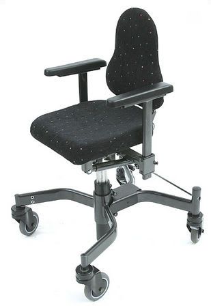 Office chair / with armrests / on casters / electrical ABC Eurovema