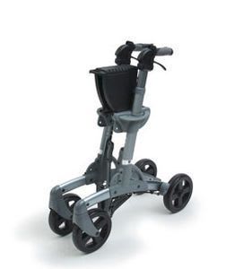 4-caster rollator / folding / with seat Volaris Discovery Eurovema
