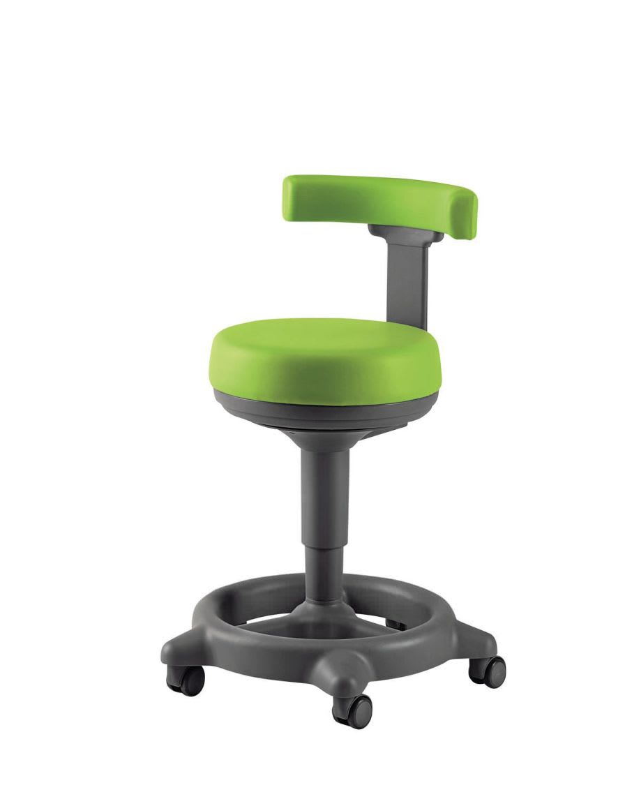 Dental stool / height-adjustable / on casters Coral EURONDA
