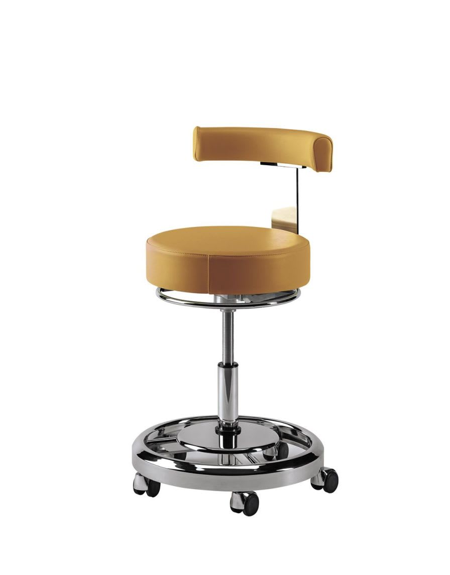 Dental stool / height-adjustable / on casters CDS301 EURONDA
