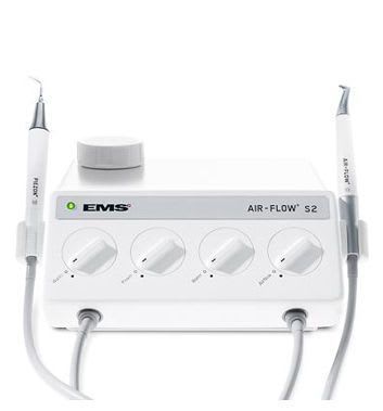 Ultrasonic dental scaler / complete set / with air polisher AIR-FLOW® S2 EMS Electro Medical Systems