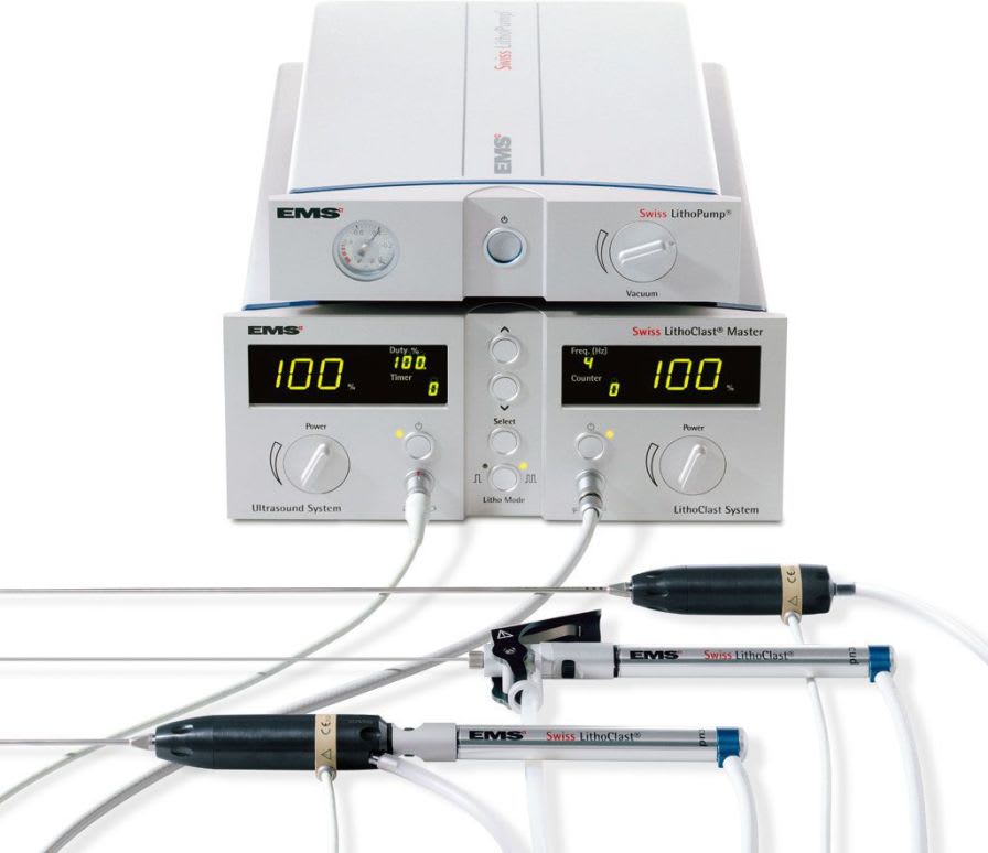 Lithotripsy suction and irrigation pump Swiss Lithopump® EMS Electro Medical Systems