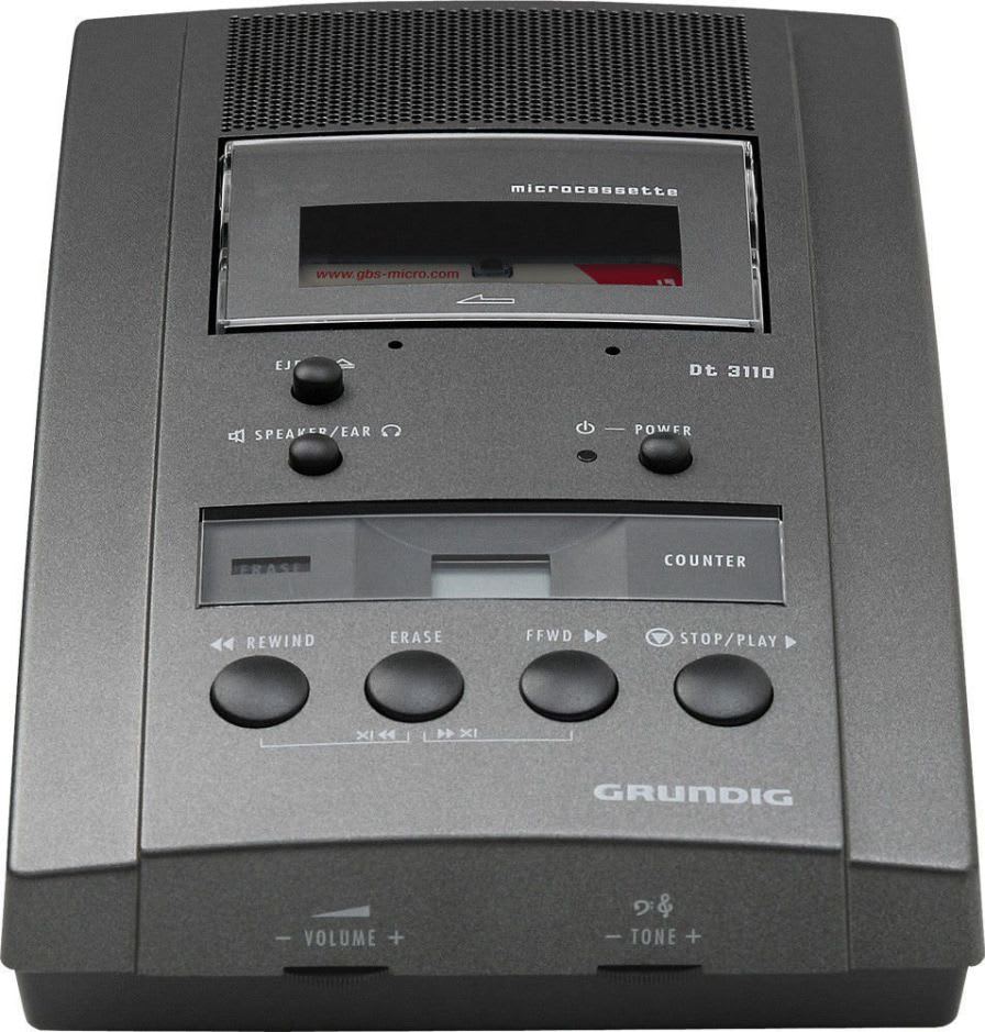 Analogue dictation system DT 3110 Grundig Business Systems