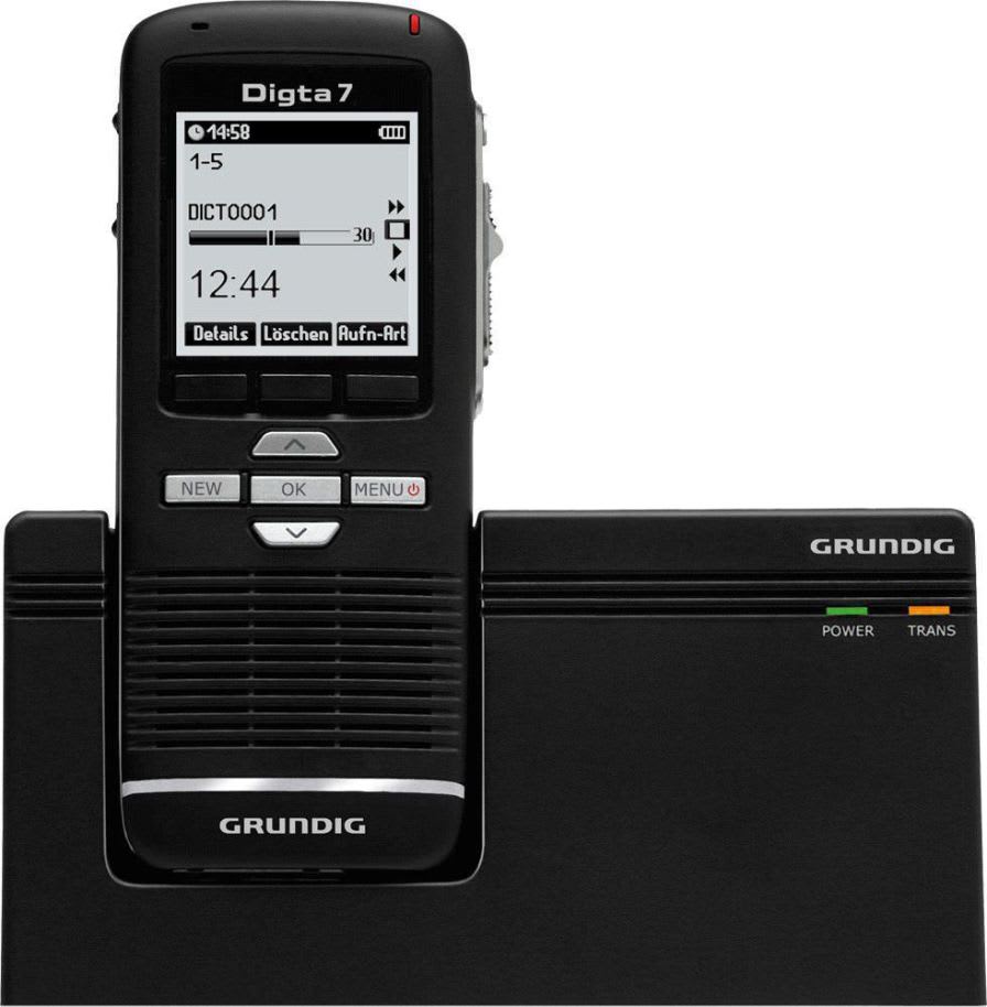 Digital dictation system mobile Digta 7 Premium Grundig Business Systems