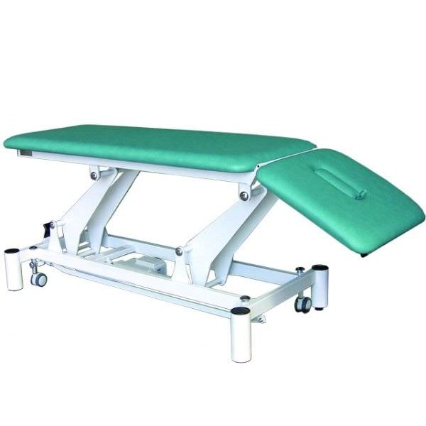 Electrical massage table / on casters / height-adjustable / 2 sections Espace 3170, Espace 3175 Genin Medical