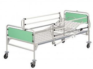 Hospital bed / mechanical / 2 sections LP-01.3 Famed ?ywiec sp. z o.o.