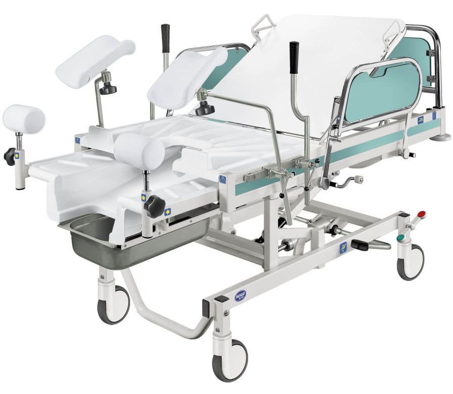 Delivery bed / hospital / hydraulic / Trendelenburg LM-01.0 Famed ?ywiec sp. z o.o.