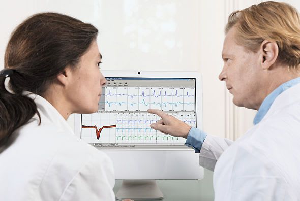 Patient data management system / ECG CardioDay® GETEMED Medizin- und Informationstechnik