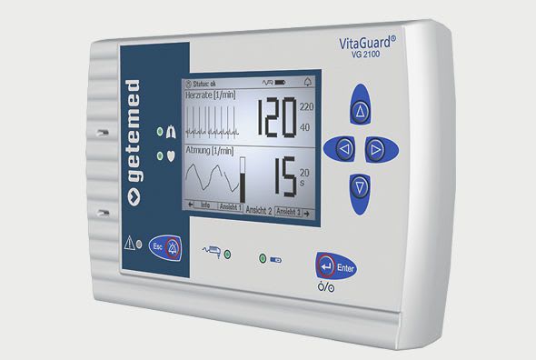 Vital signs monitor VitaGuard® VG 2100 GETEMED Medizin- und Informationstechnik