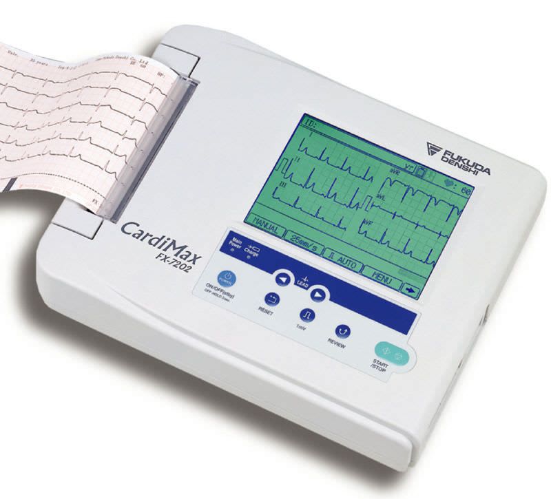 Digital electrocardiograph / 6-channel CardiMax FX-7202 Fukuda Denshi