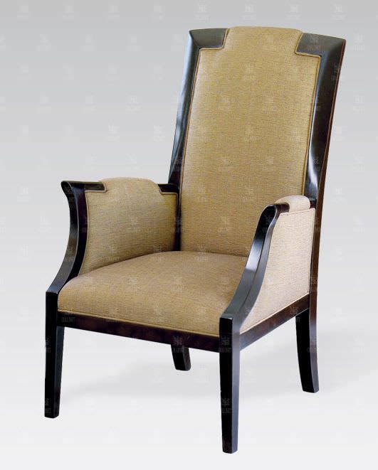 Chair with high backrest / with armrests 1938 COLLINET